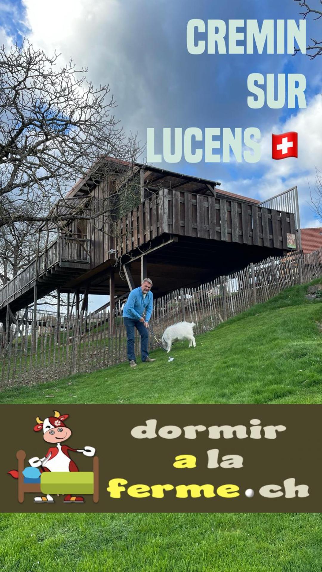 Cabane Dans Les Arbres / Swin-Golf De Cremin Buitenkant foto